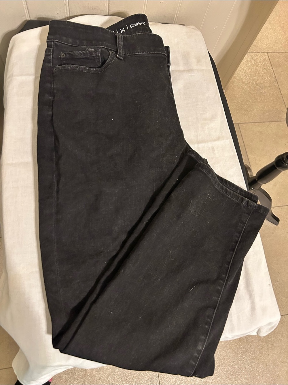Talbots Flawless Girlfriend Black Jeans/Woman’s Size 14